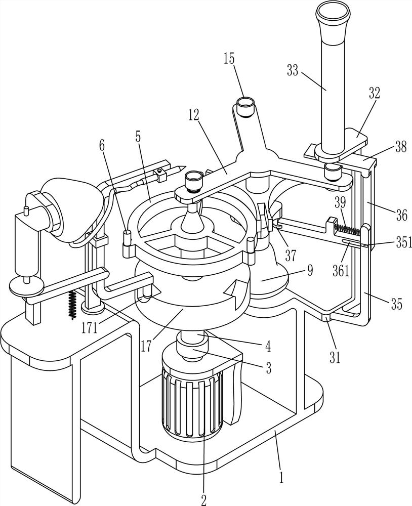 A screw thread layer glue injection machine