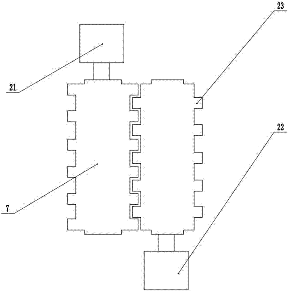 Medical plastic garbage treating device