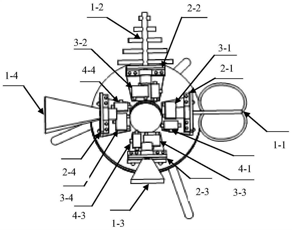 Earth station electromagnetic environment interference measuring device