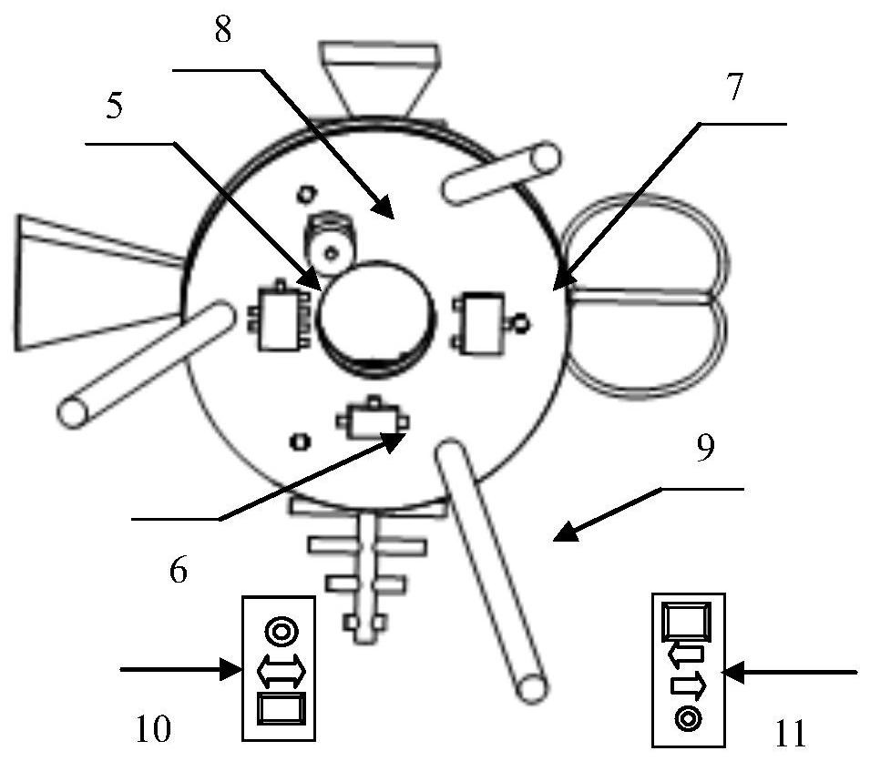 Earth station electromagnetic environment interference measuring device