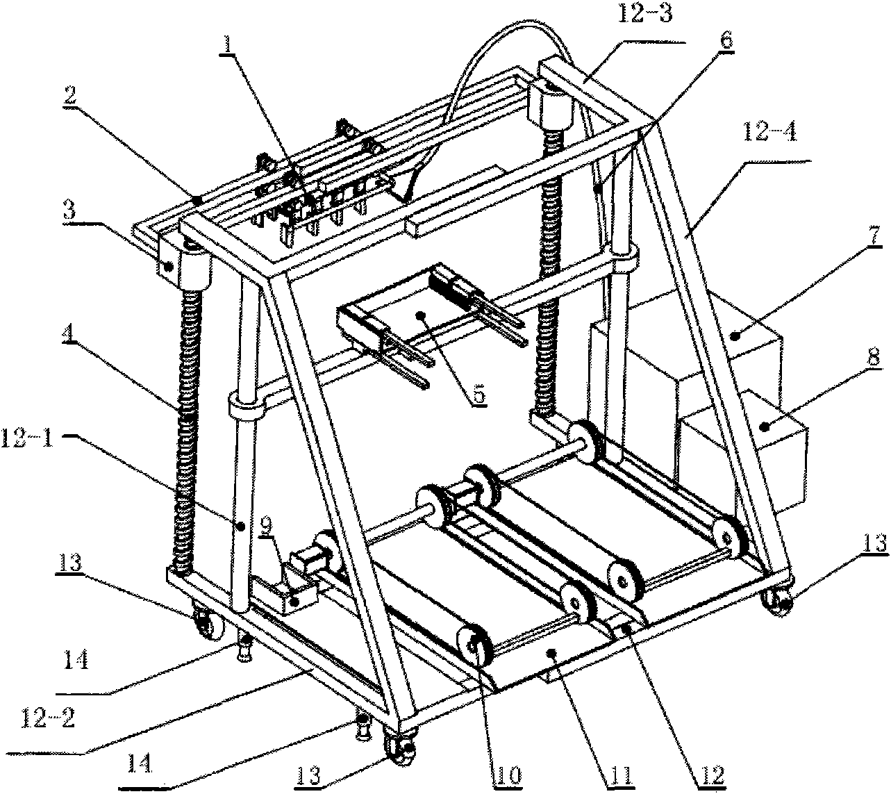 Walling machine