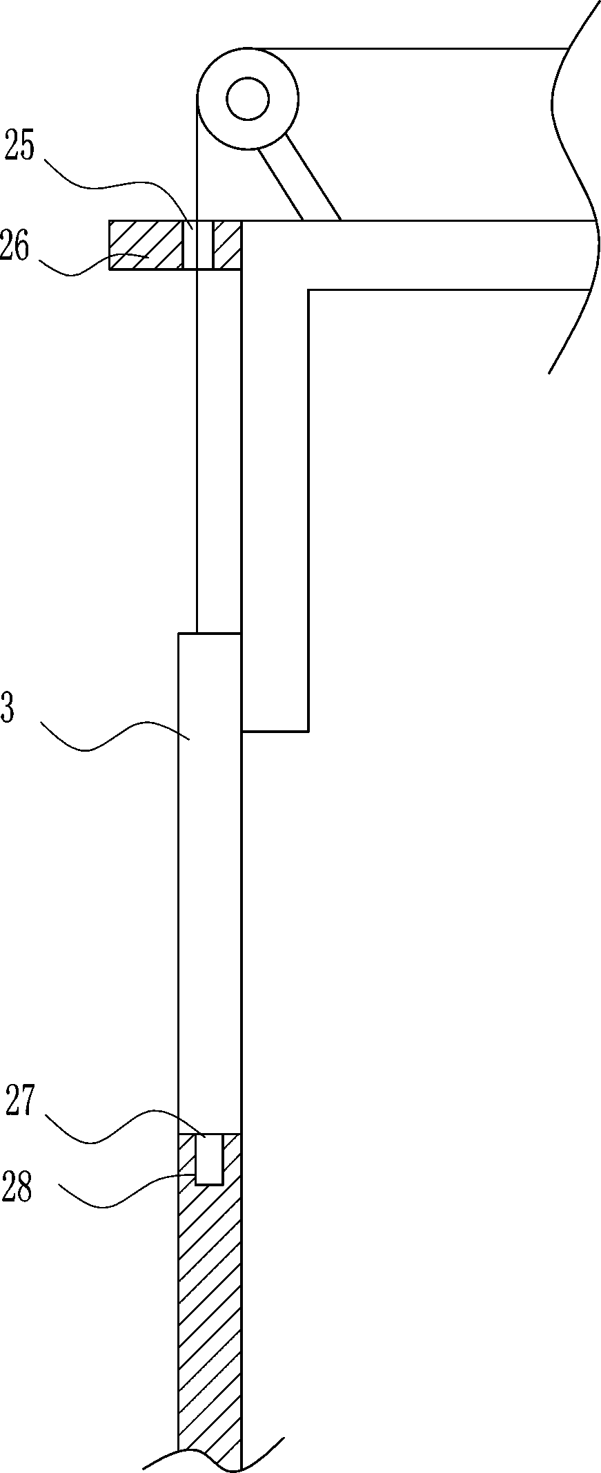 A safe electric cable retractable access device