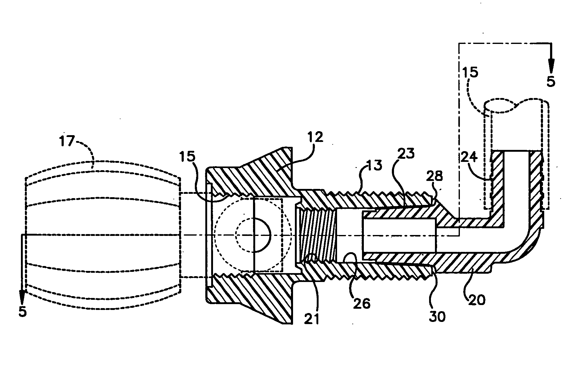 Integral barbed fitting