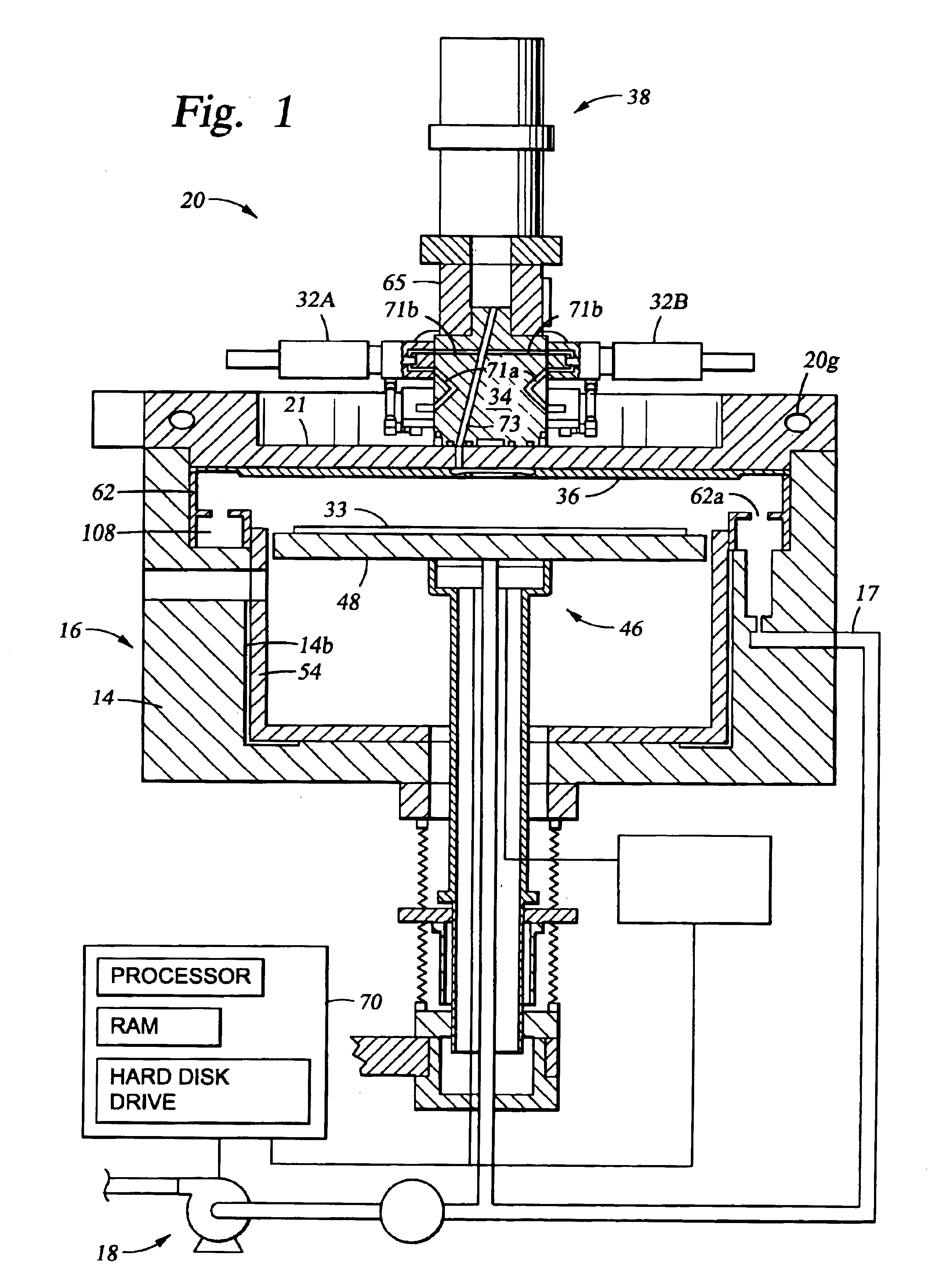 Simultaneous cyclical deposition in different processing regions