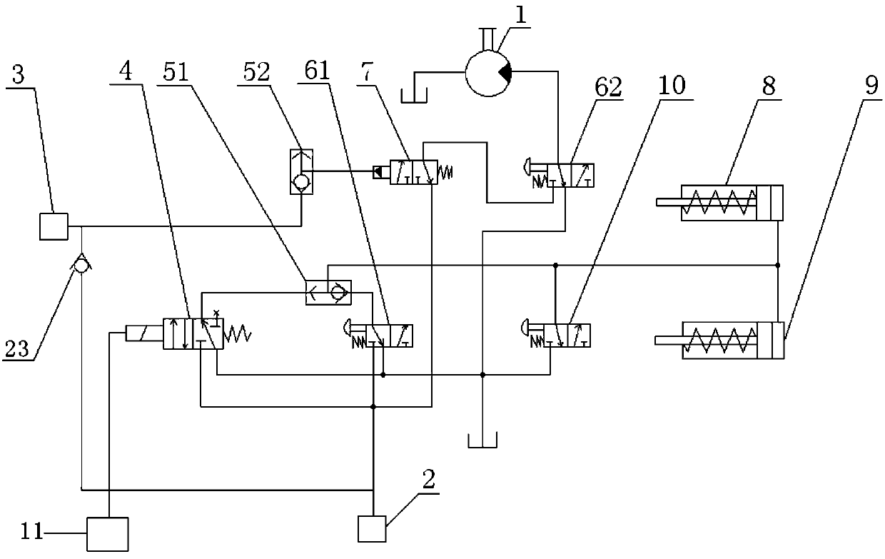 Control device for diesel single-rail crane