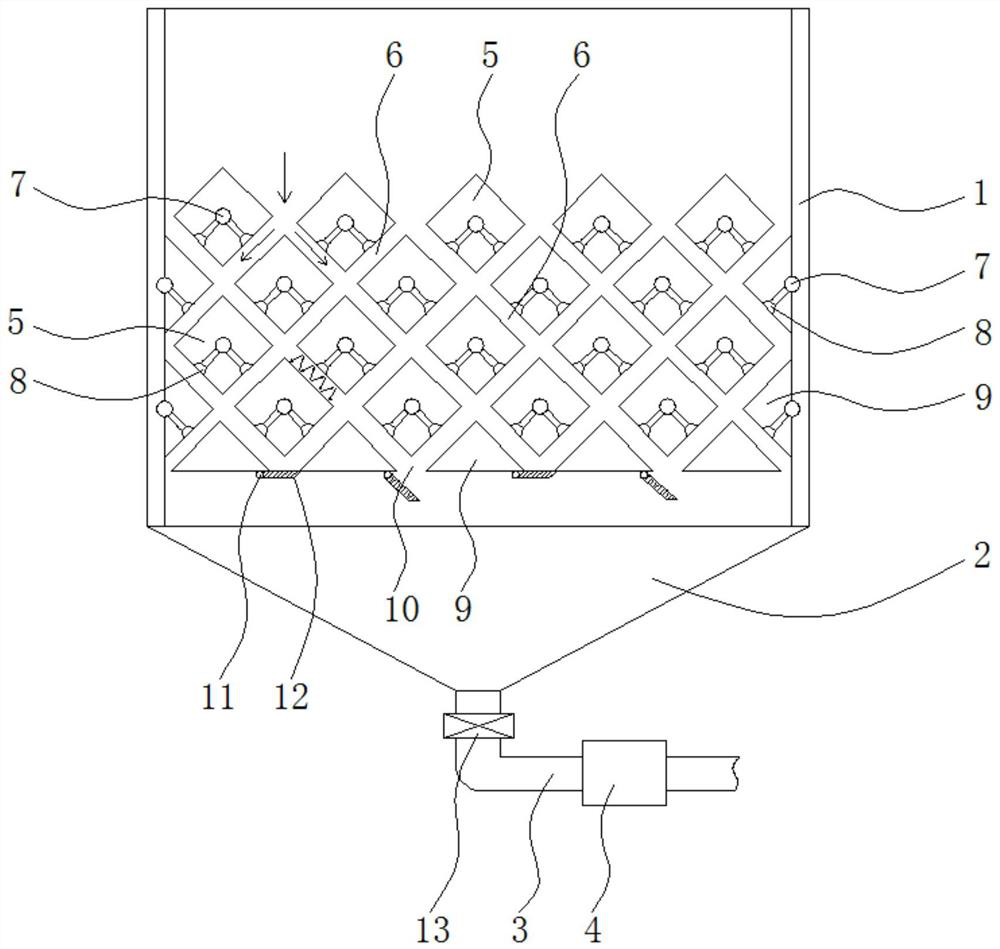 Efficient sedimentation tank