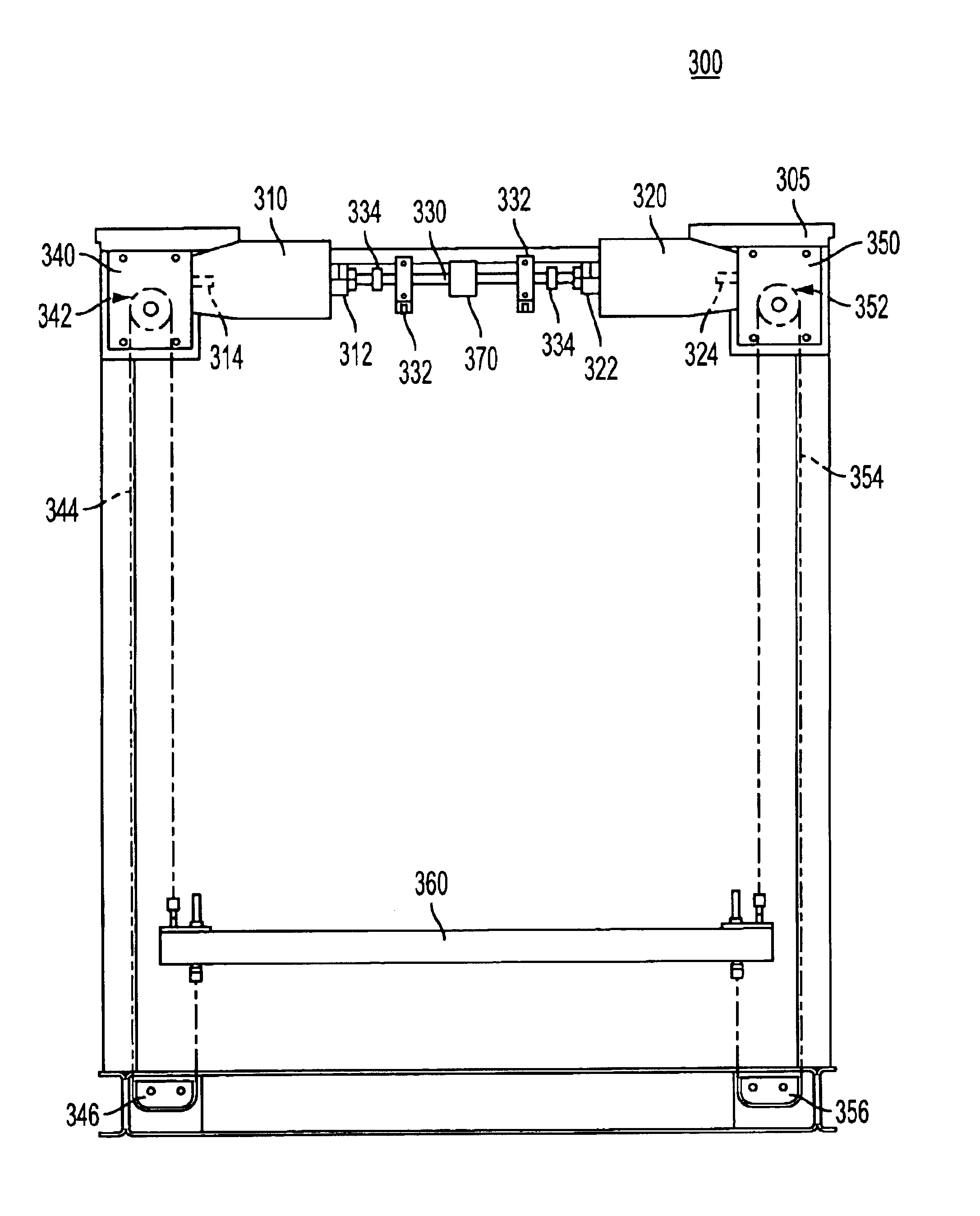 Electrical hoist drive system