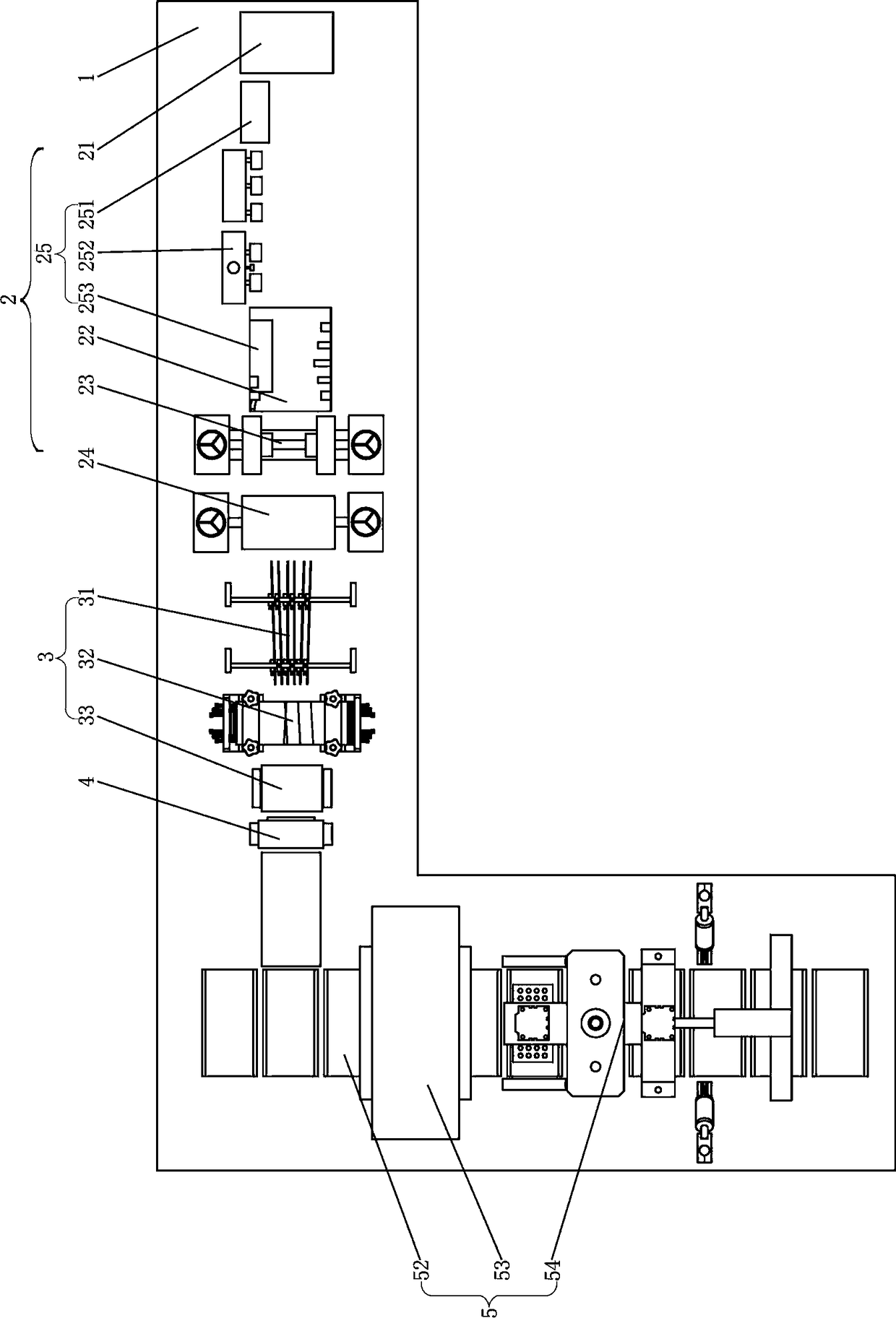 Full-automatic mask production line