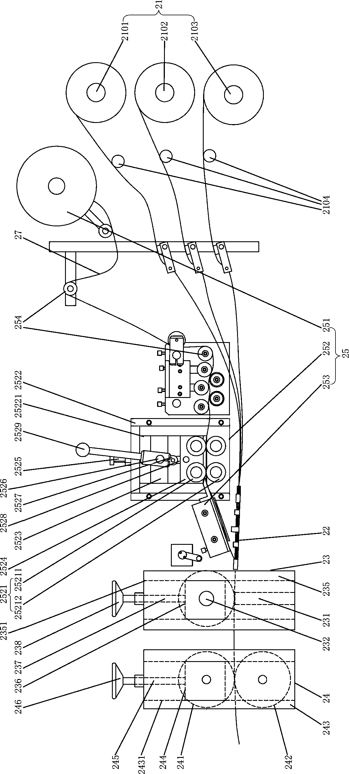 Full-automatic mask production line