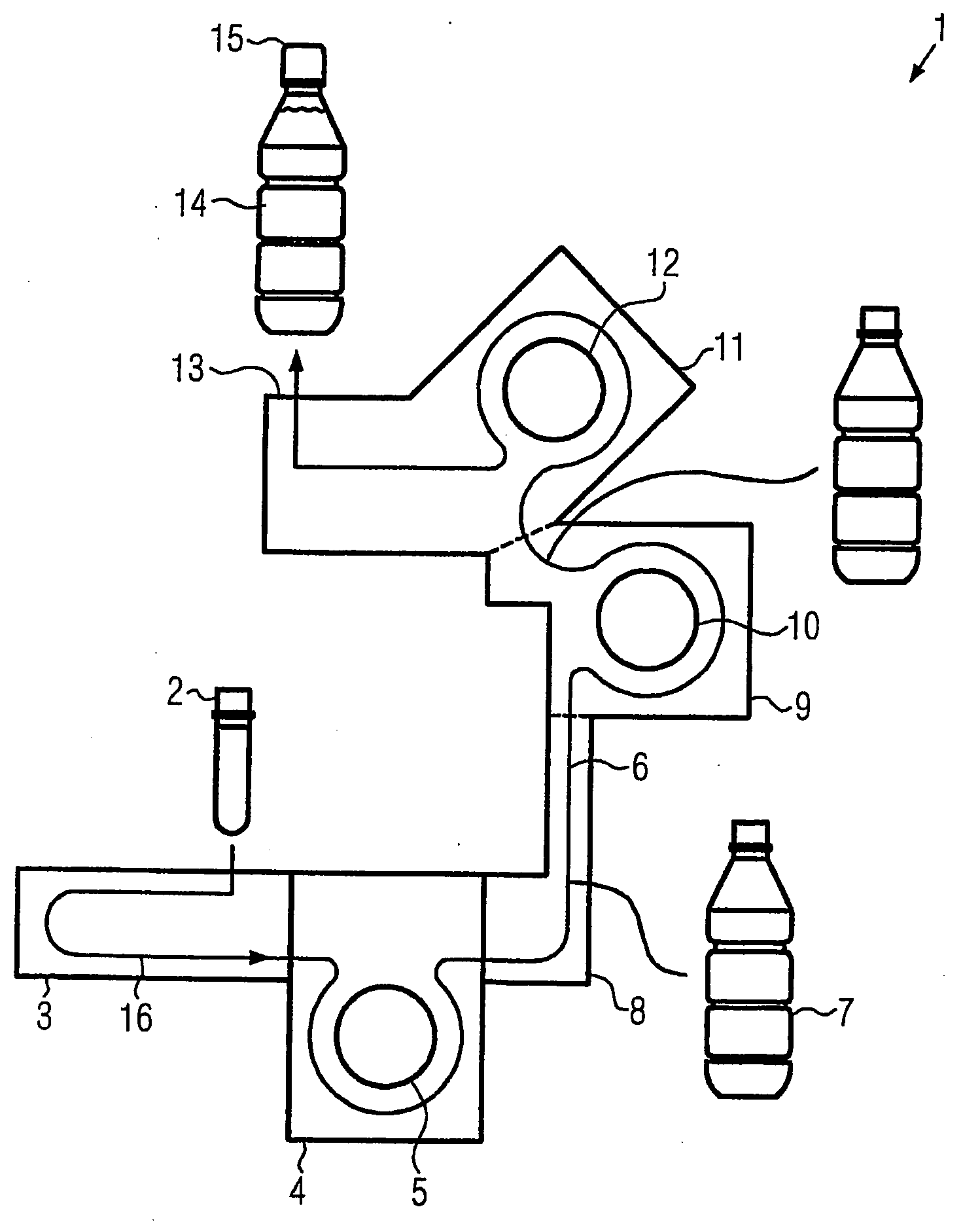 Method and device for the sterile filling with fluids