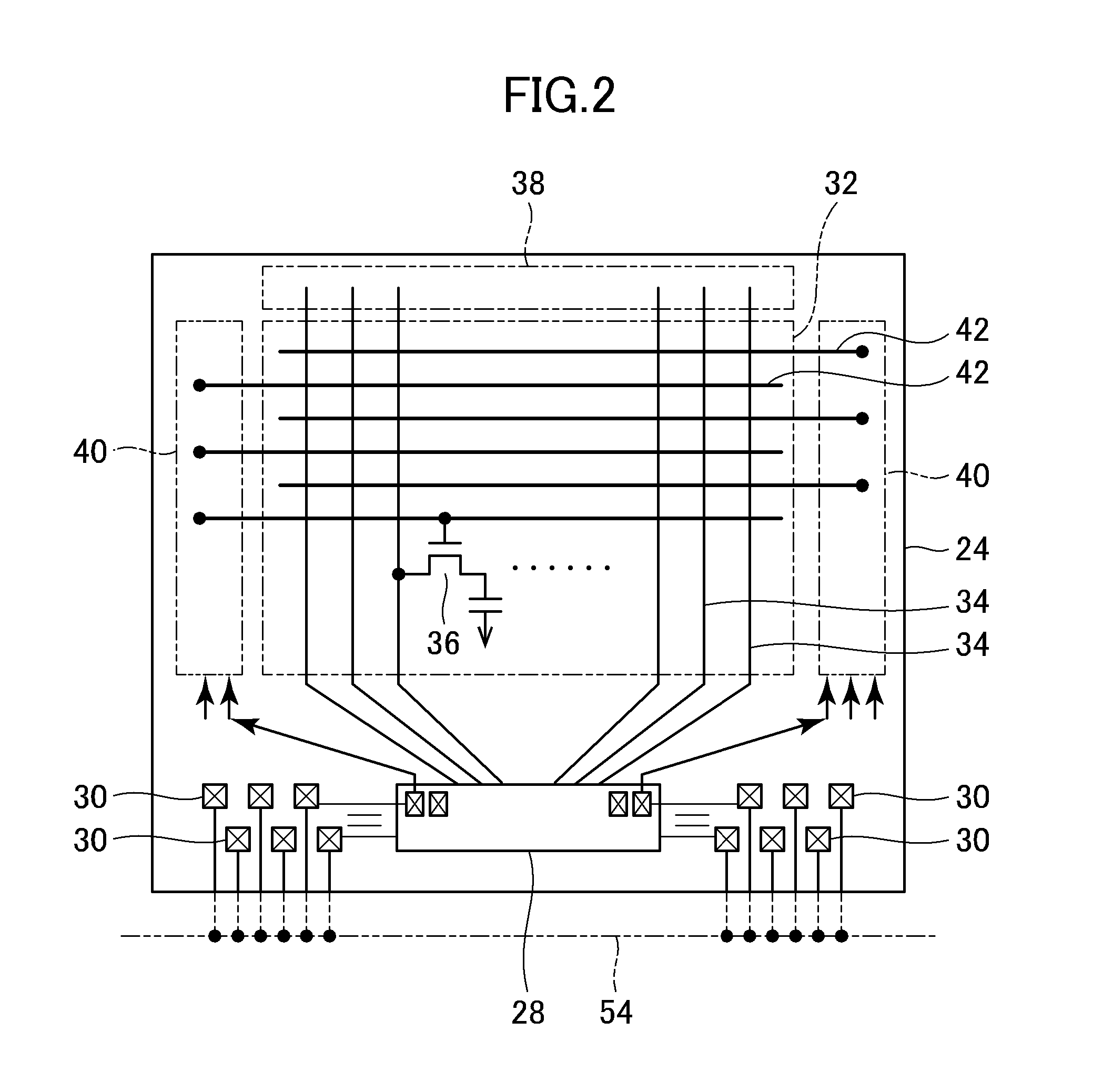 Multiple circuit board for liquid crystal display panels and method for manufacturing liquid crystal display panels