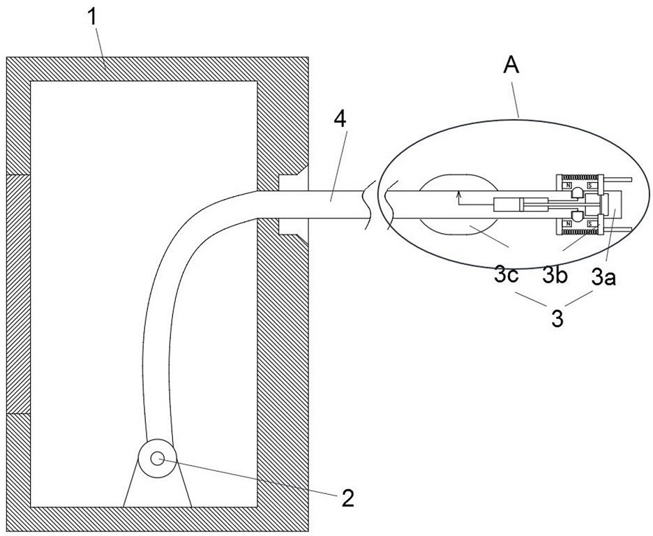 Electric push type charging pile and push method