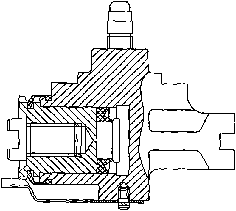 Self-adjusting mechanism of two leading shoe brake of automobile