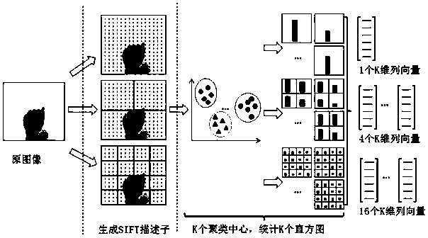 A Gesture Recognition Method Based on Image Space Pyramid Feature Pack