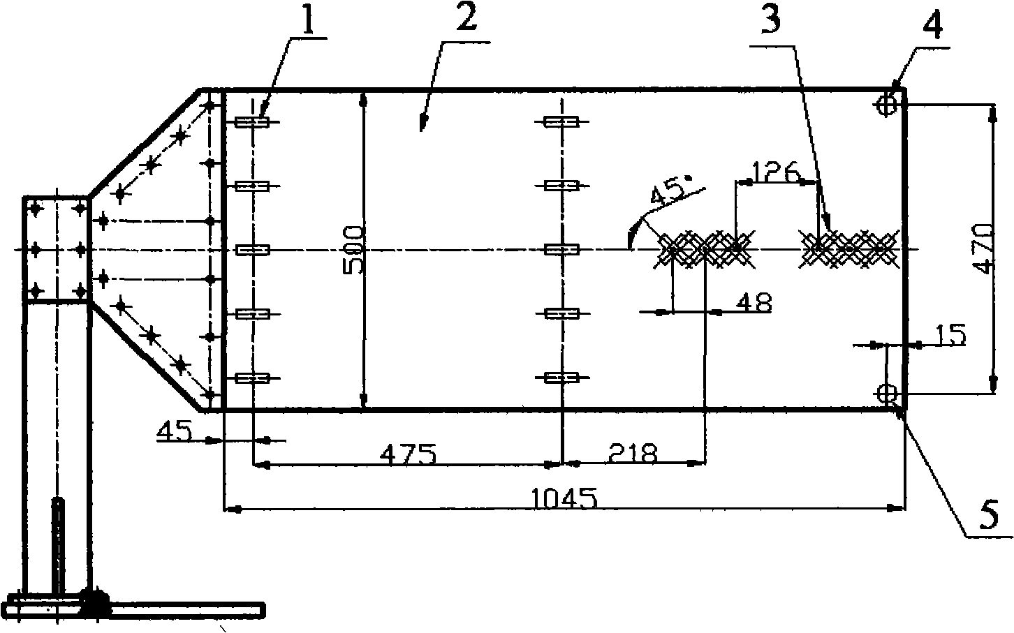 Flexible contilever plate vibration control set and control method based on acceleration sensor