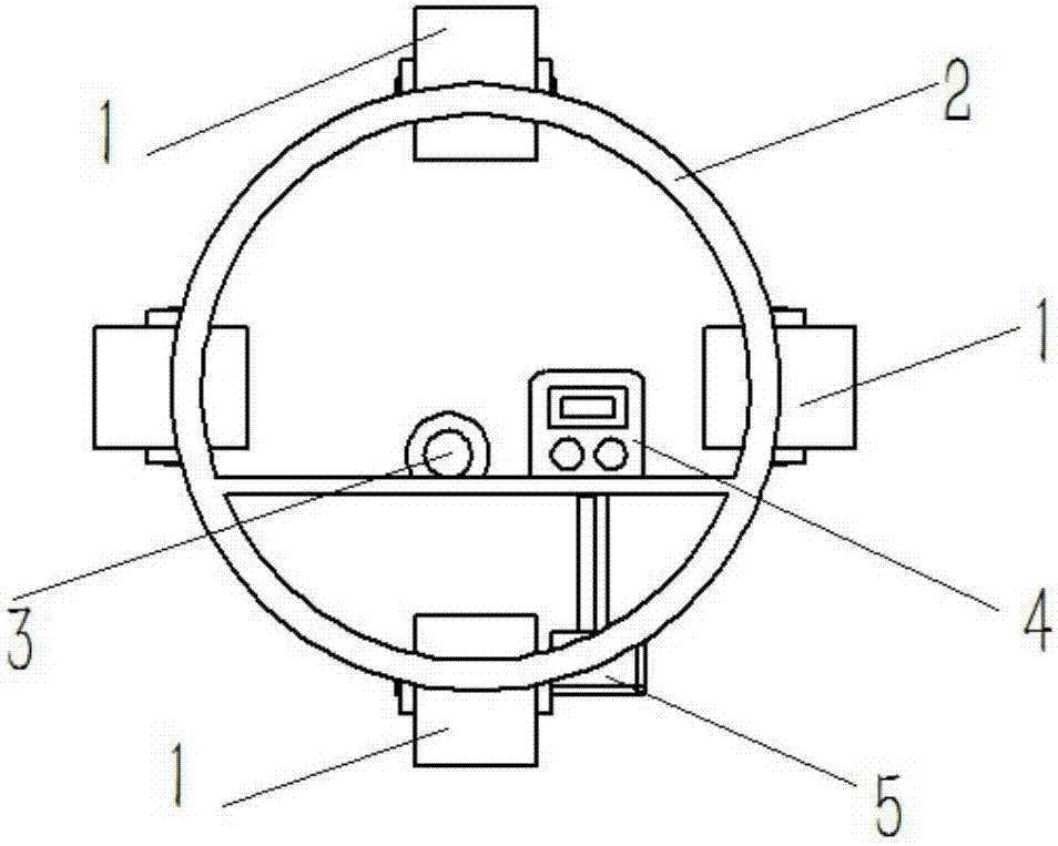 Rapid cable laying device