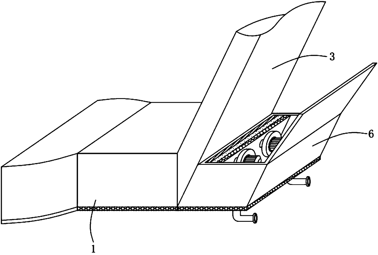 Water pollution treatment equipment for river channel