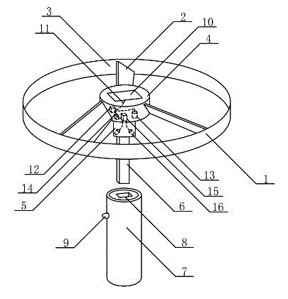 Lighting bamboo dragonfly using solar photovoltaic generation as supply power