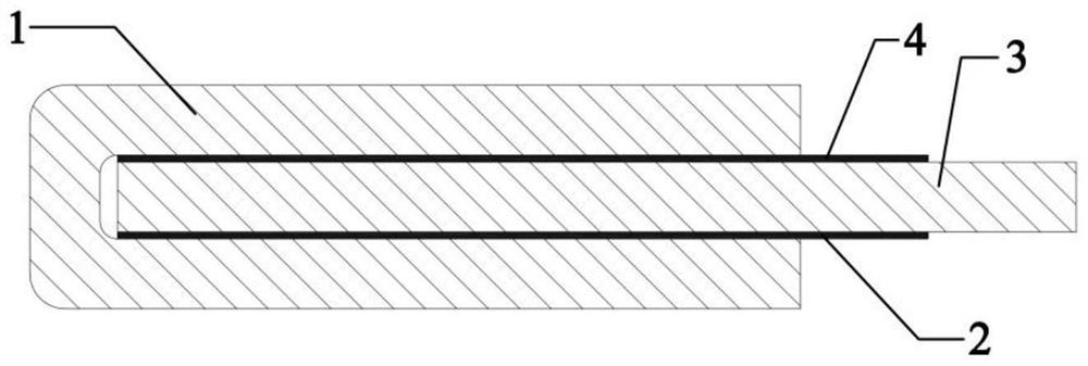 A kind of diamond counter-anvil heating gasket and preparation method thereof