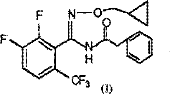 Sterilizing composition containing Cyflufenamid