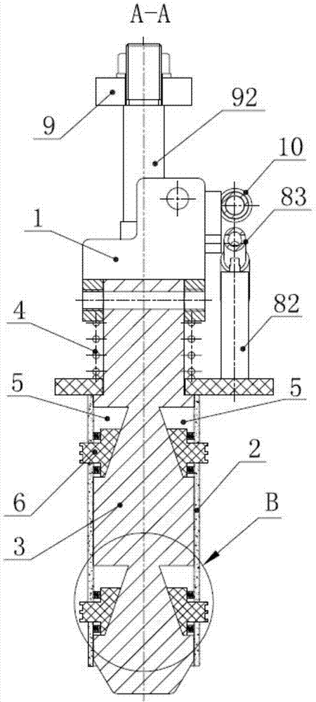 Coiled material hoisting mechanism