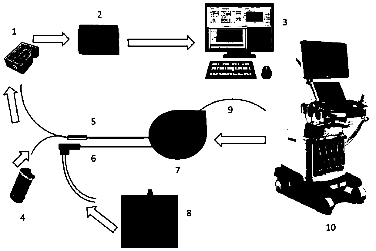 Microwave ablation tissue Young modulus real-time evaluation method and device based on reduced scattering coefficient