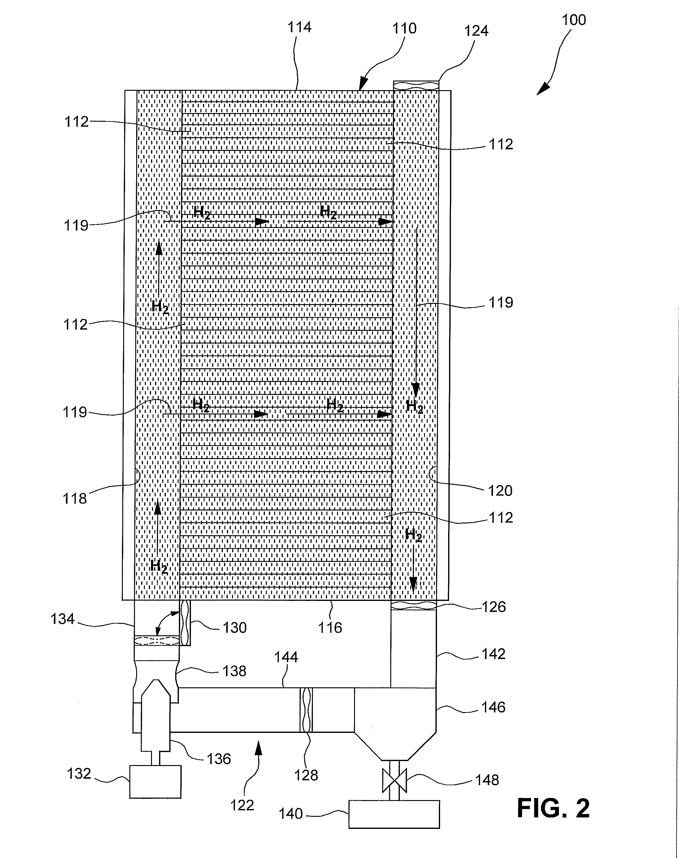 Shutdown strategy to avoid carbon corrosion due to slow hydrogen/air intrusion rates