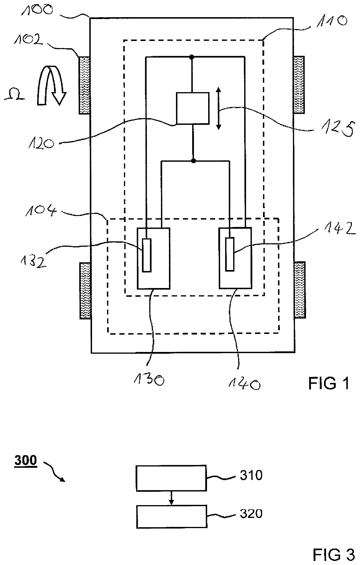 Apparatus and method for determining a rotational speed of at least one wheel of a vehicle