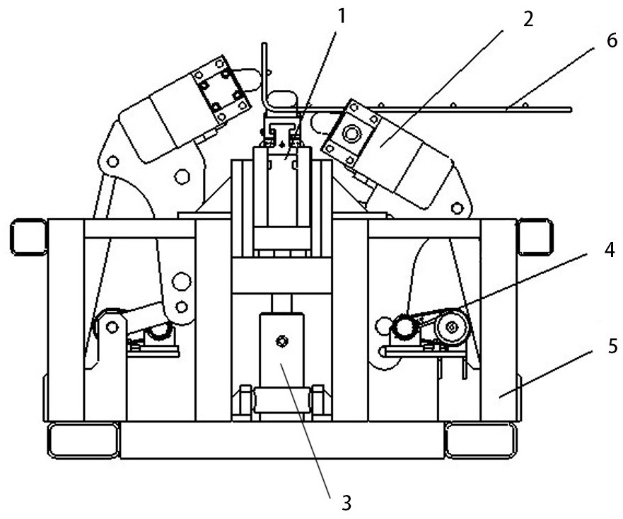 A kind of steel mesh bending equipment