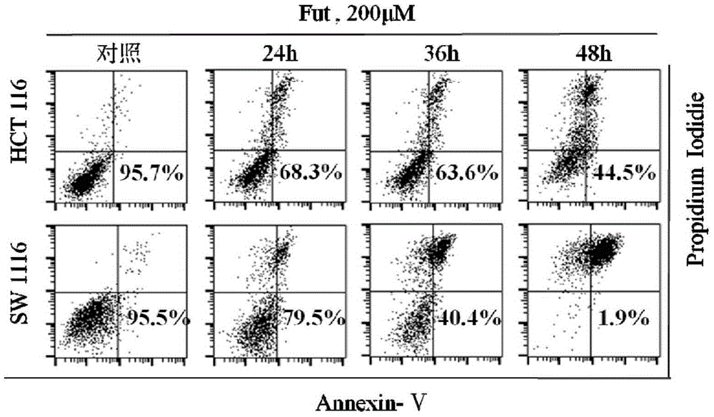 Application of nafamostat mesylate in aspect of treating colorectal cancer