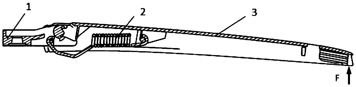 Wiper rod pressure adjusting device, wiper rod and vehicle