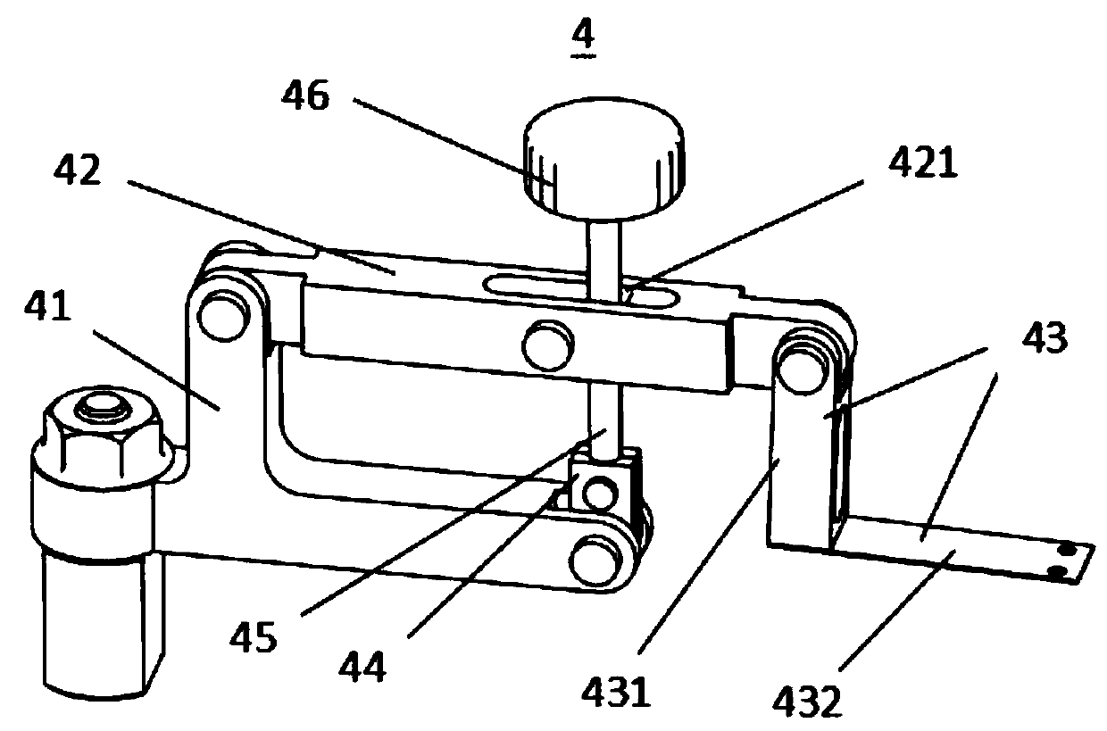 Wiper rod pressure adjusting device, wiper rod and vehicle