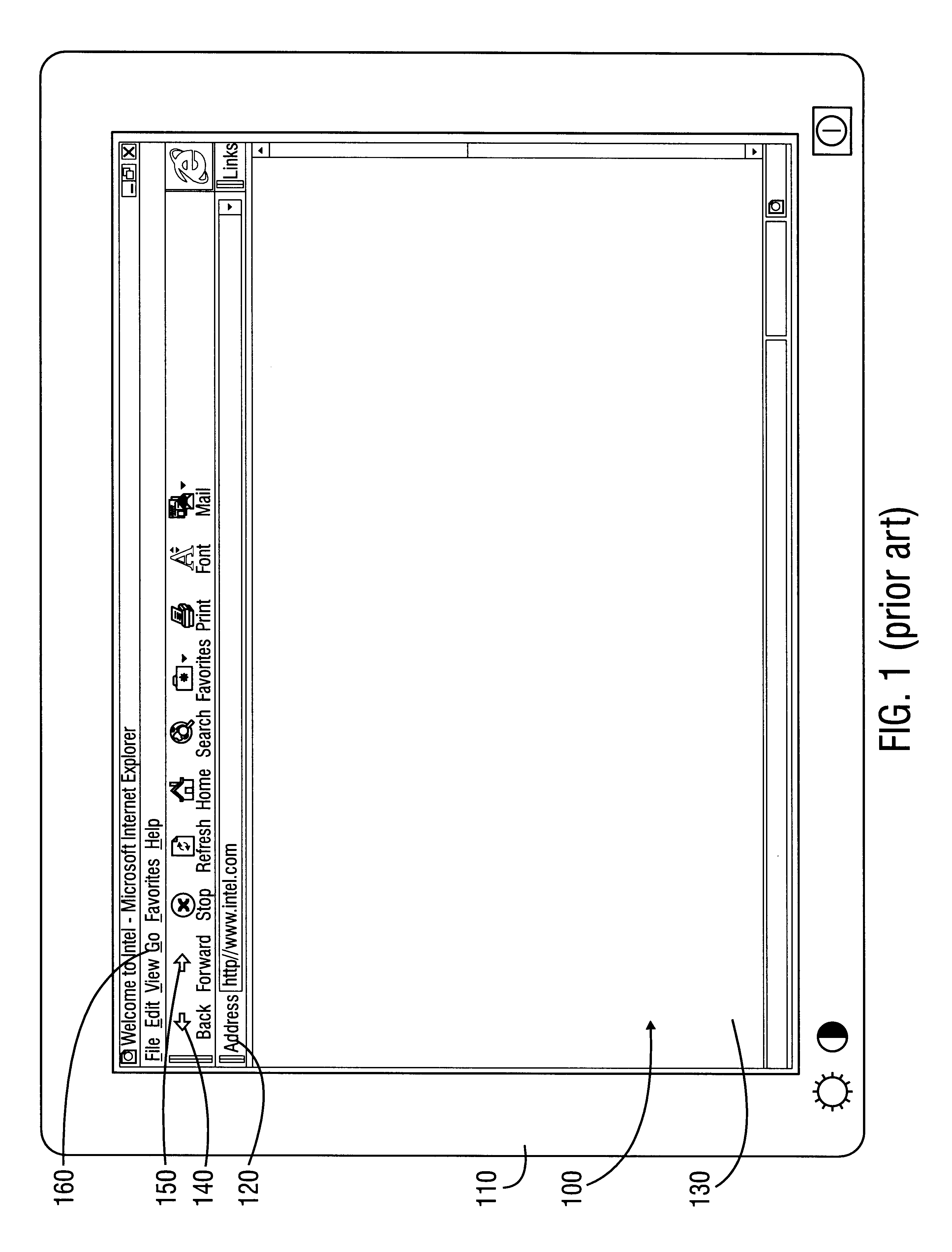 Method and apparatus for displaying miniaturized graphical representations of documents for alternative viewing selection