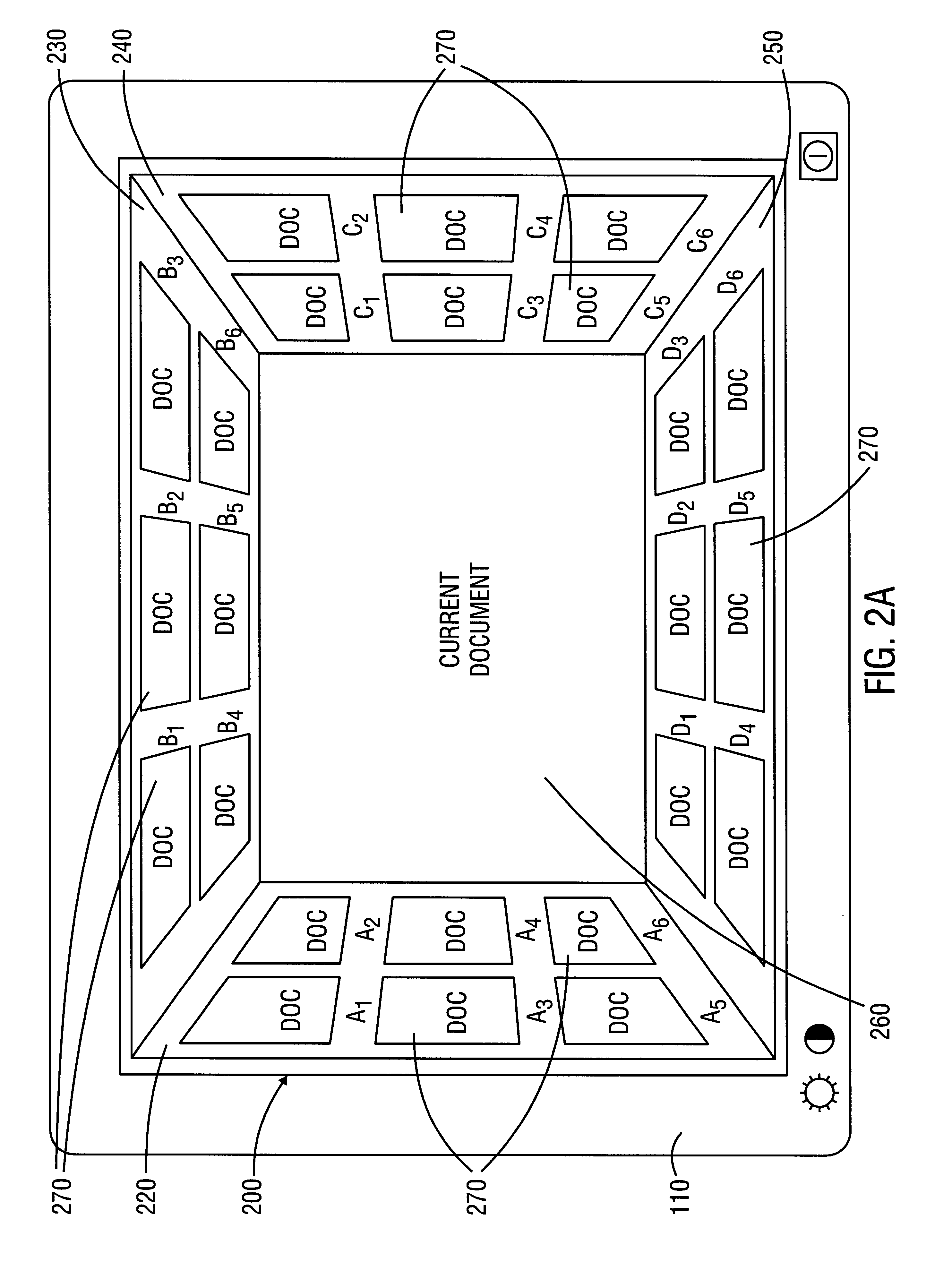 Method and apparatus for displaying miniaturized graphical representations of documents for alternative viewing selection