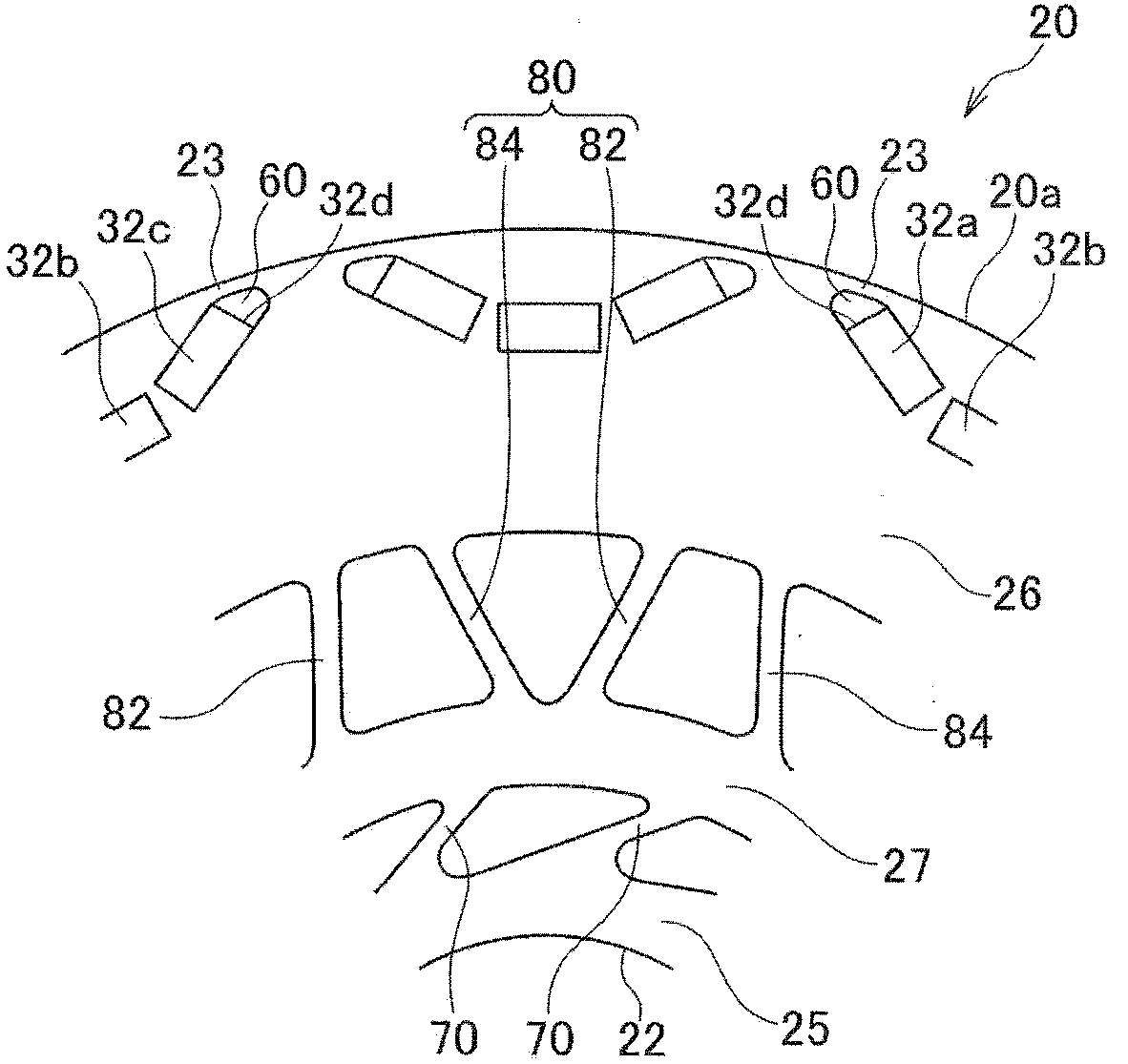 Rotor for rotating electric machine