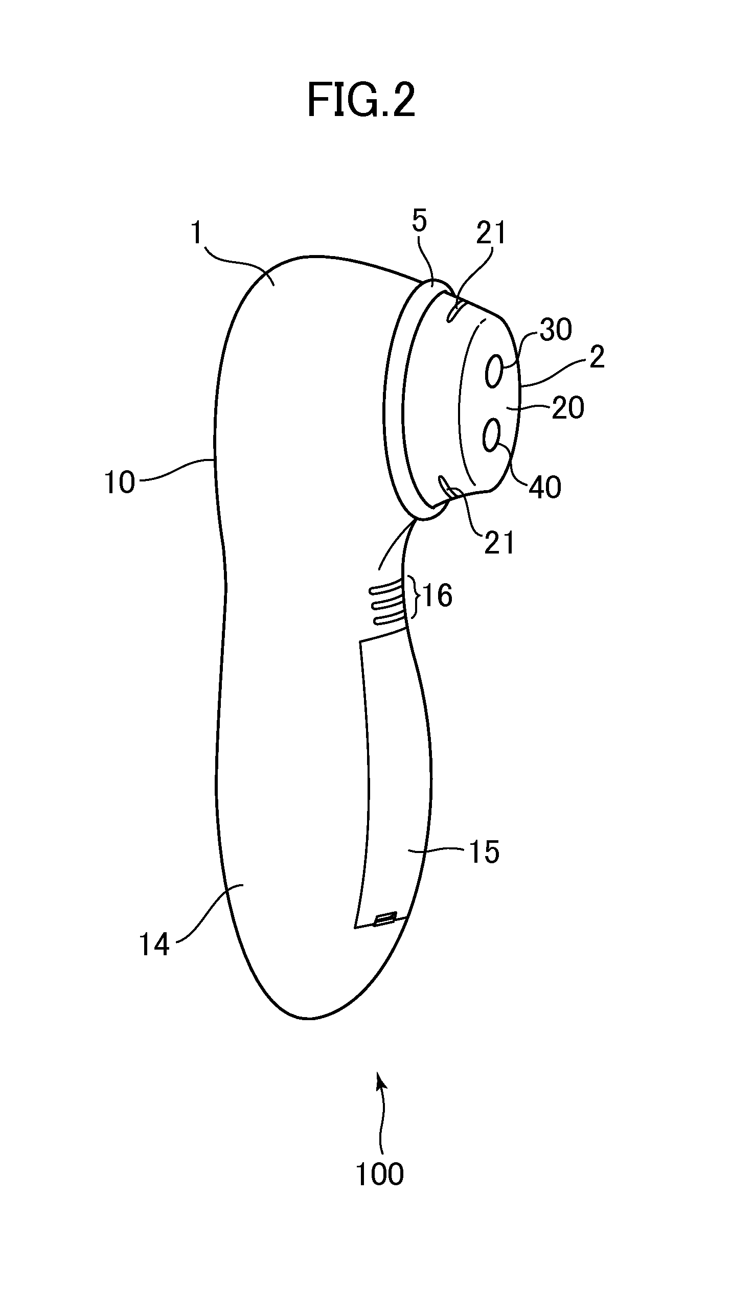 Contact type internal thermometer