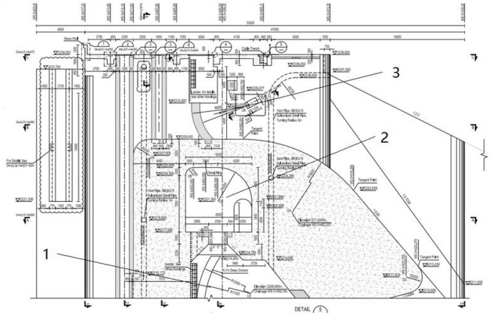 Anti-icing system for spillway gate of hydropower station