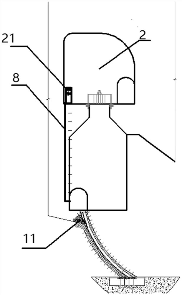 Anti-icing system for spillway gate of hydropower station