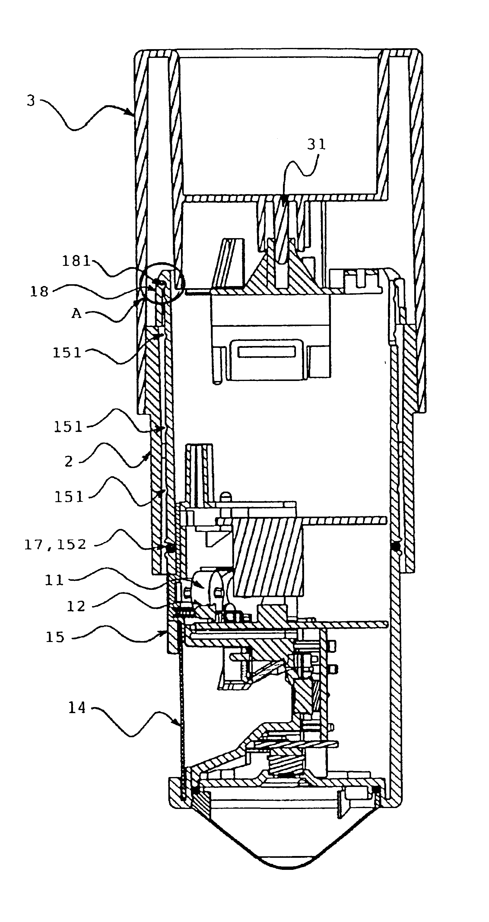 Covering and mounting structure for a motion detector having light emitting diodes and electronic adjustment controls