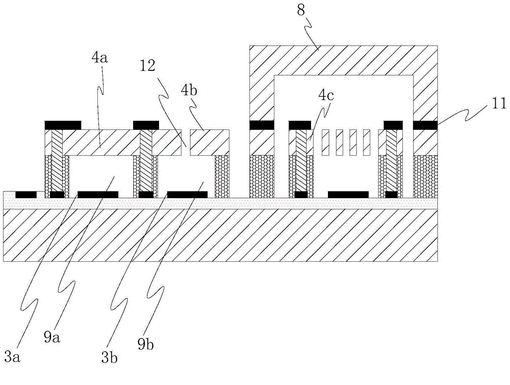 MEMS (Micro-Electro-Mechanical System) pressure sensor-MEMS inertial sensor integrated structure