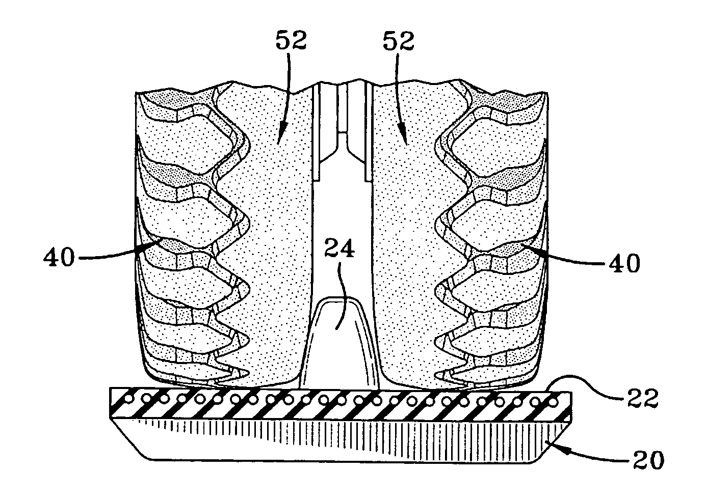 Pneumatic driver tire for tracked vehicle