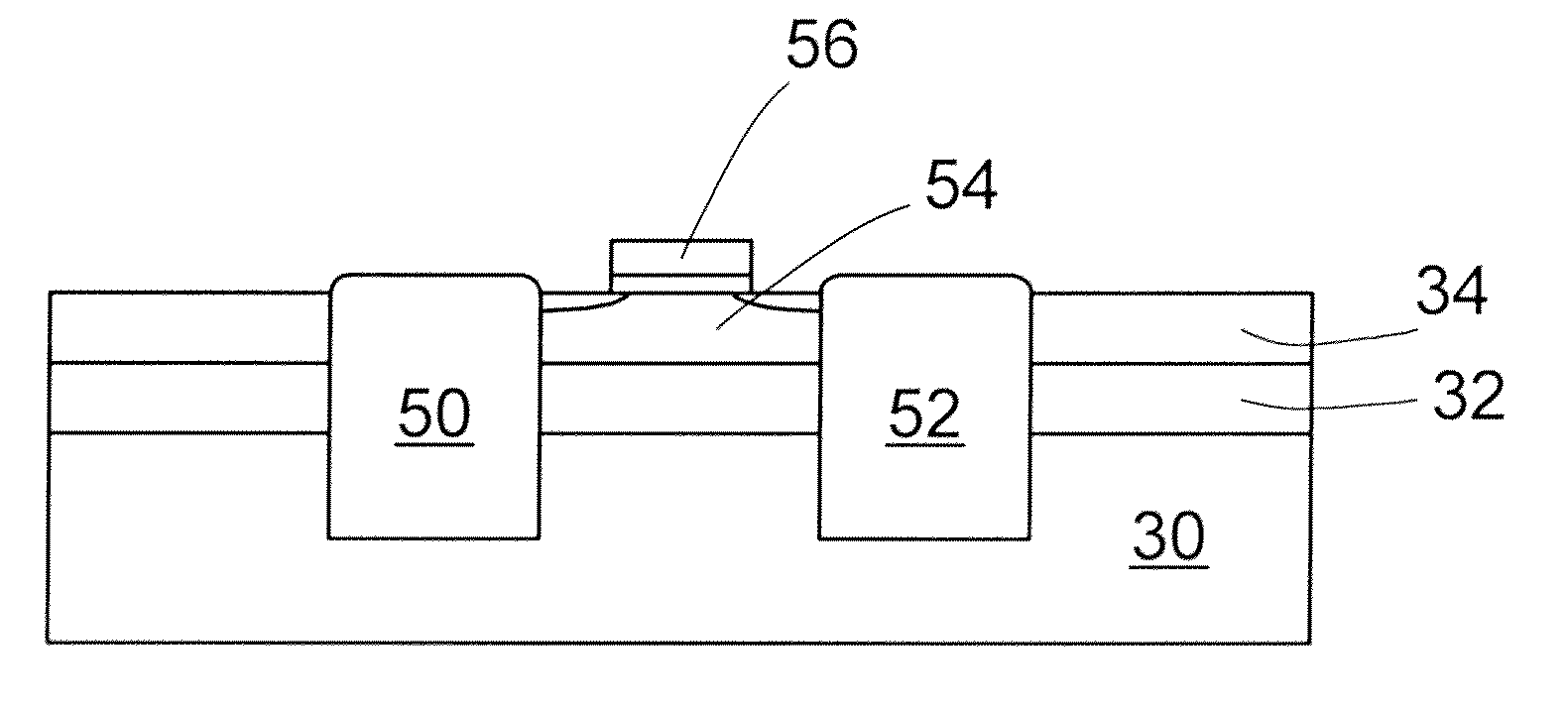 Strained Semiconductor Using Elastic Edge Relaxation, a Buried Stressor Layer and a Sacrificial Stressor Layer