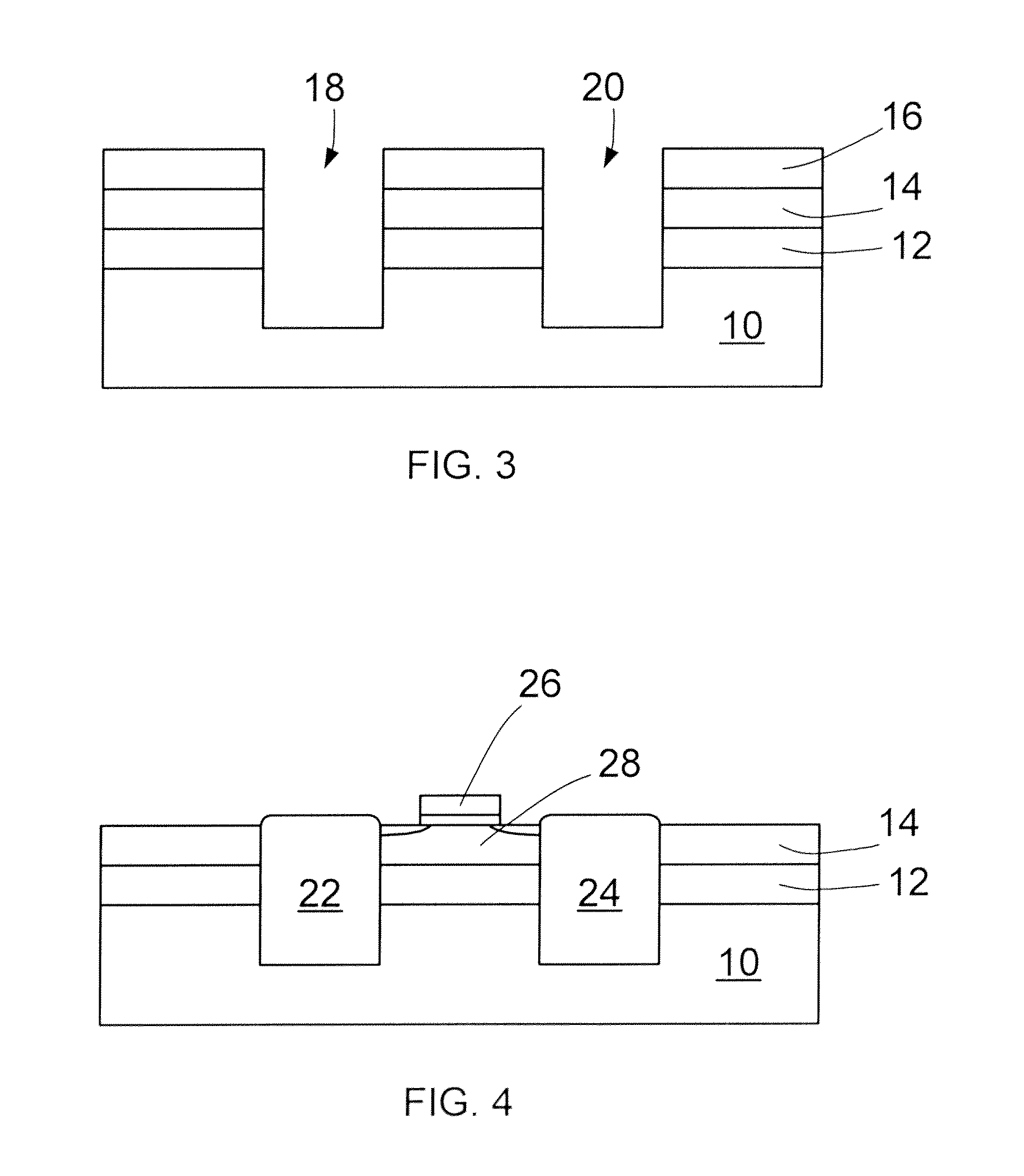 Strained Semiconductor Using Elastic Edge Relaxation, a Buried Stressor Layer and a Sacrificial Stressor Layer