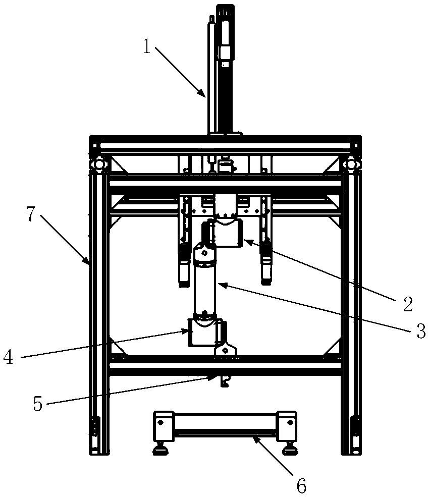 Artificial limb performance testing system under asymmetric alternating loads