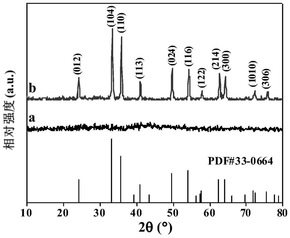 Nanometer iron oxide photocatalyst and preparation method thereof