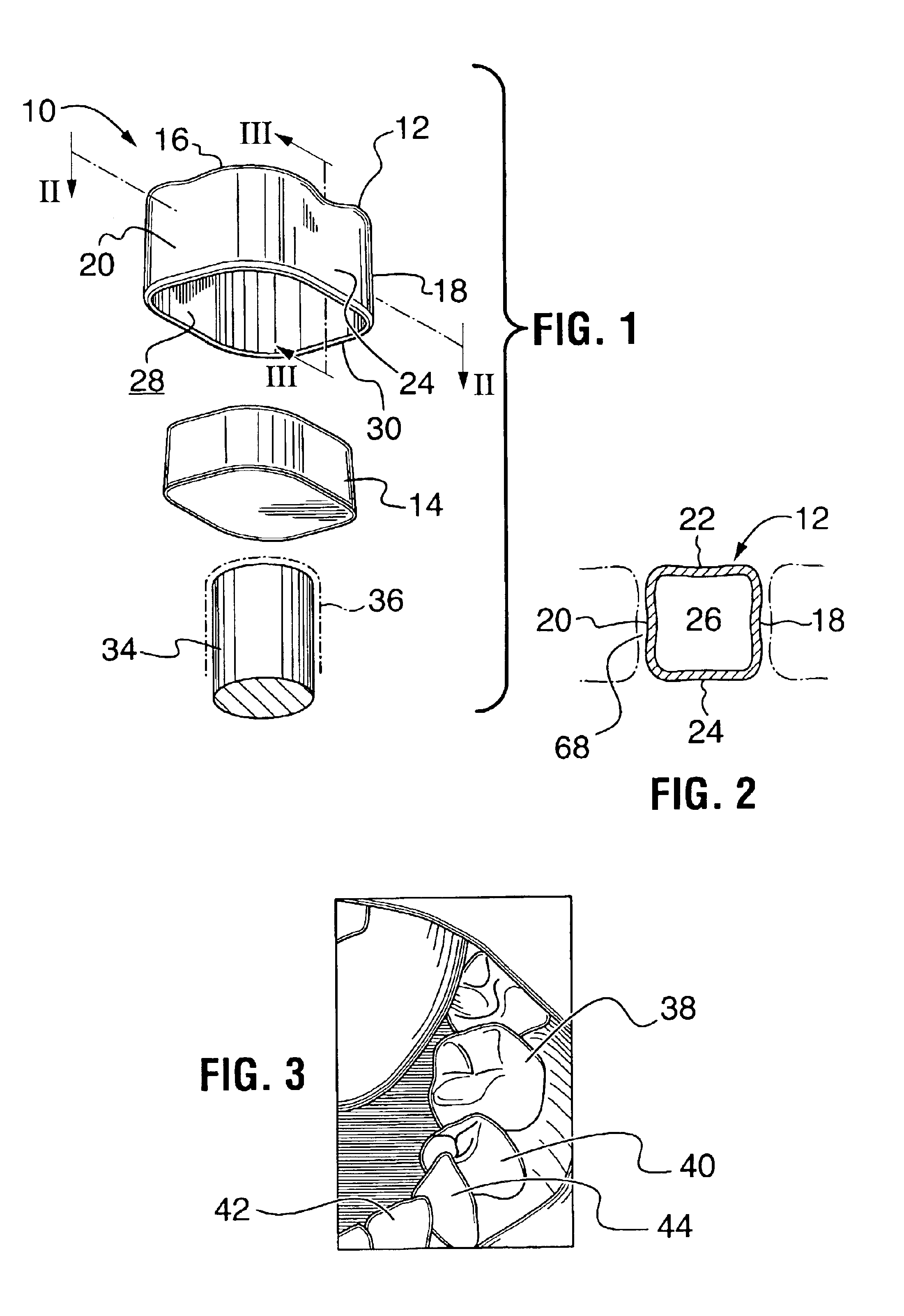 Temporary and semi-permanent dental crowns