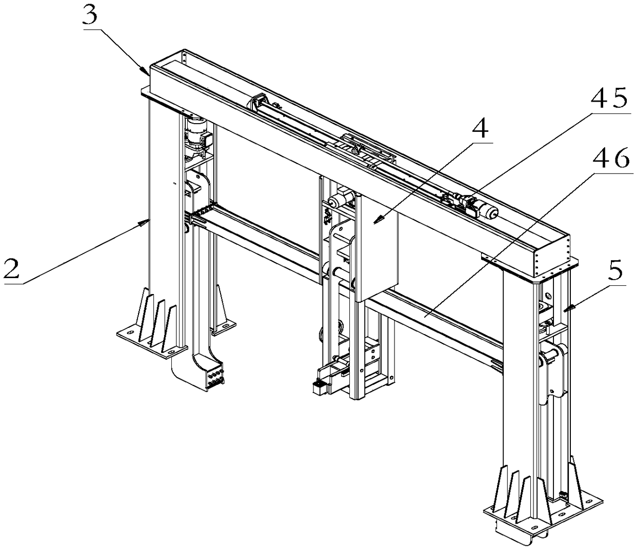 Bogie replacing device