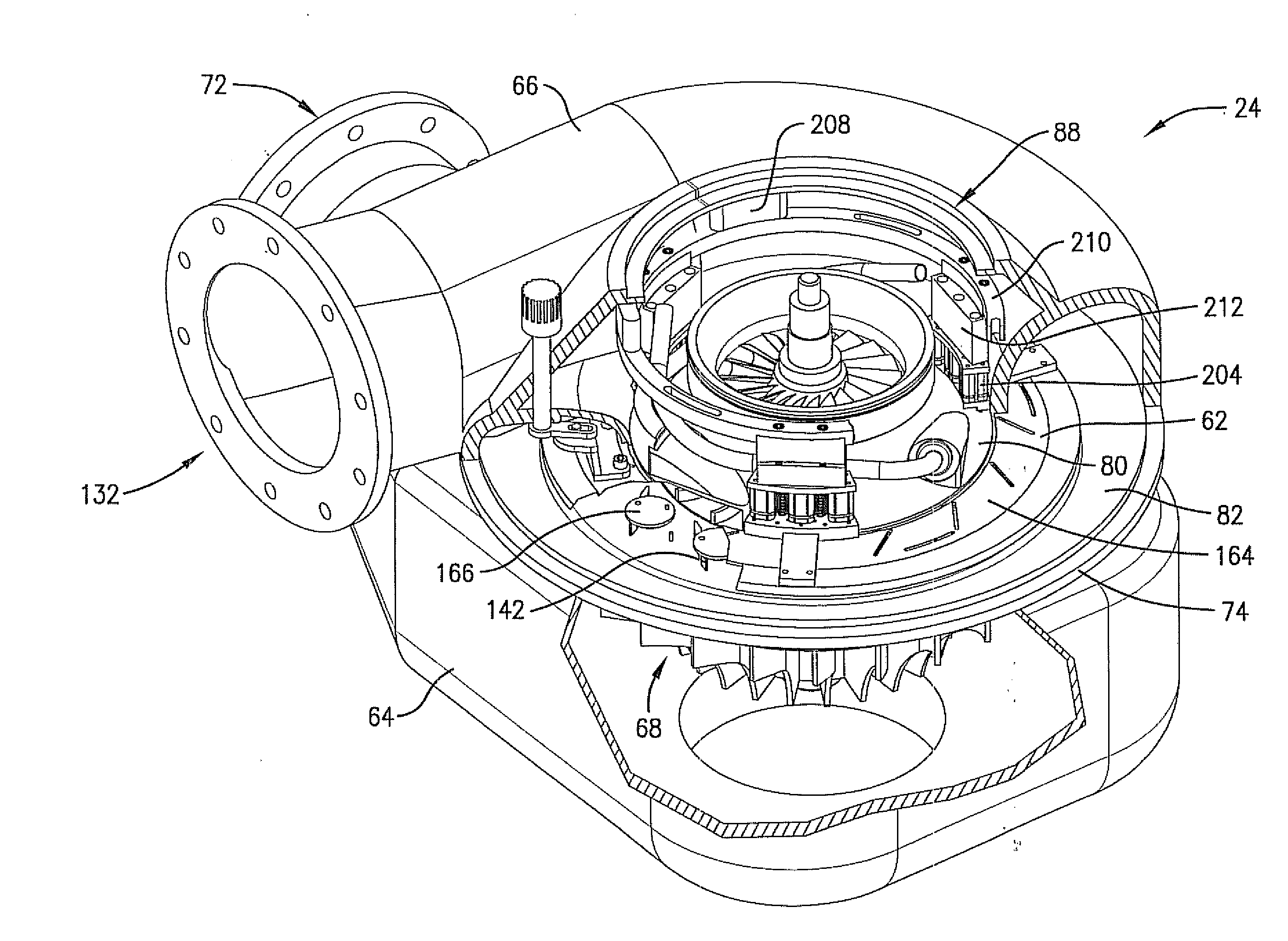 Variable geometry turbocharger