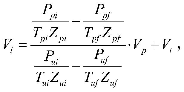 Propellant surplus measuring system and method