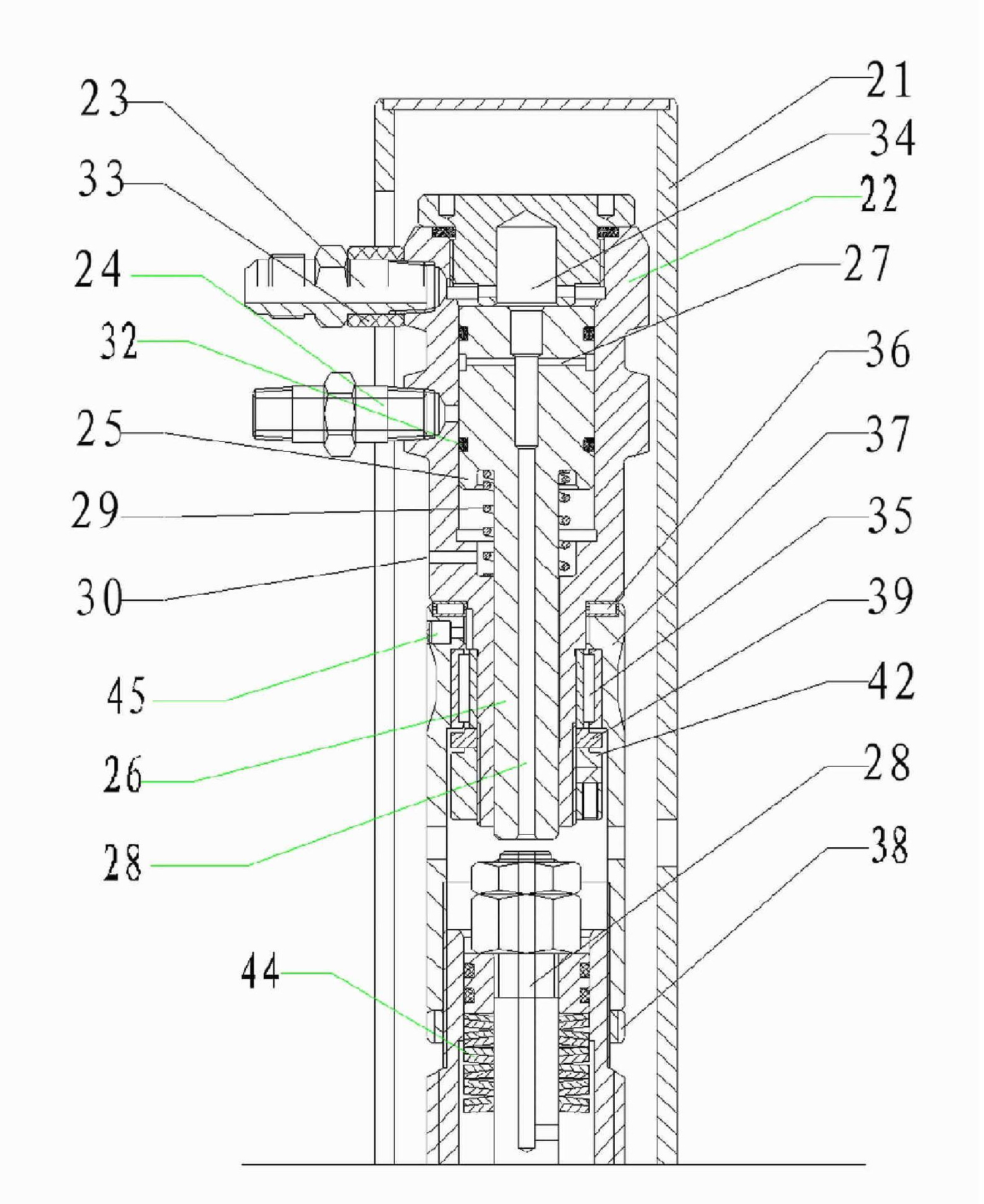 Main spindle retraction mechanism